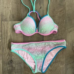 Victoria’s Secret Multi Color Tie Dye Bikini
